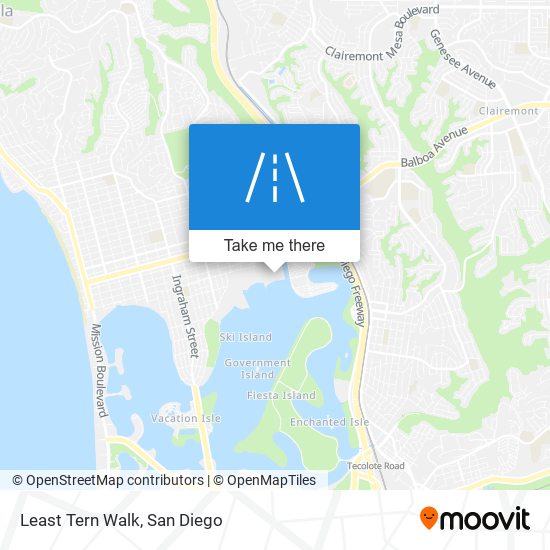 Least Tern Walk map