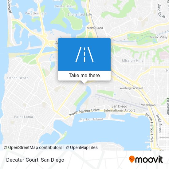 Mapa de Decatur Court