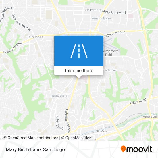 Mapa de Mary Birch Lane