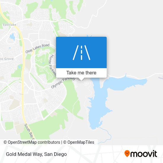 Mapa de Gold Medal Way
