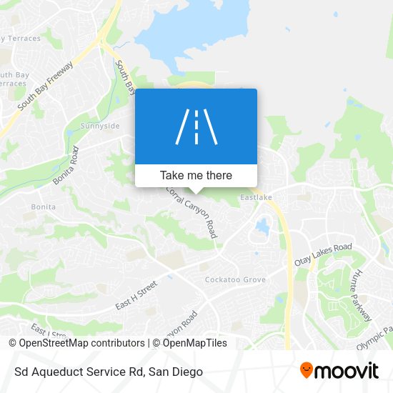 Mapa de Sd Aqueduct Service Rd