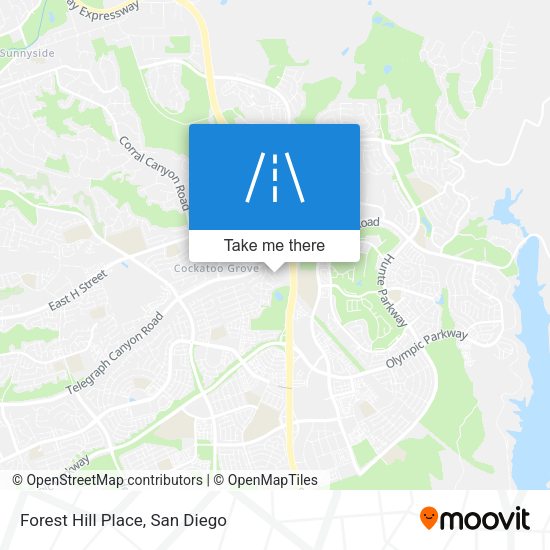 Mapa de Forest Hill Place