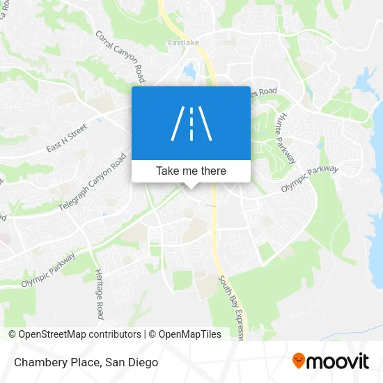 Chambery Place map