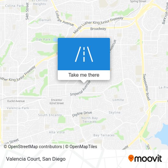 Mapa de Valencia Court