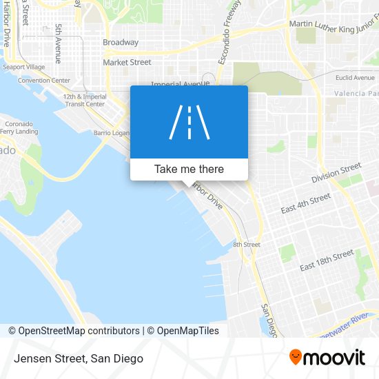 Mapa de Jensen Street