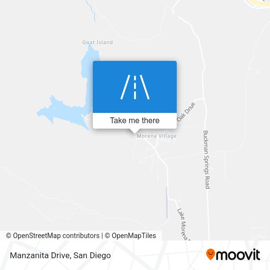 Mapa de Manzanita Drive