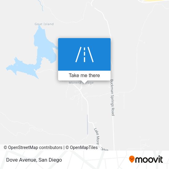 Mapa de Dove Avenue