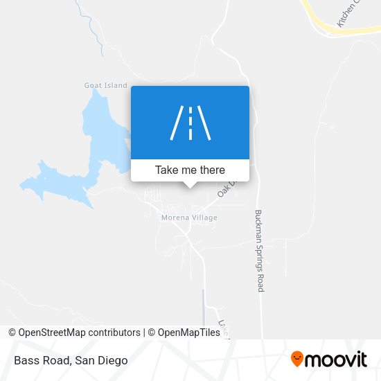Mapa de Bass Road