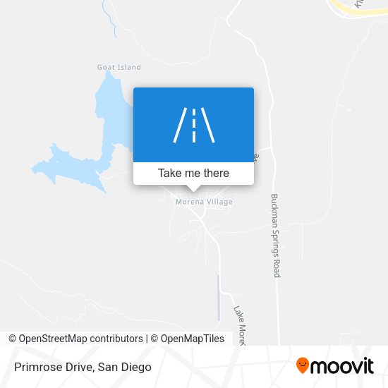 Mapa de Primrose Drive