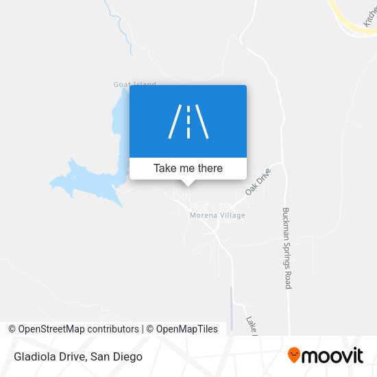 Mapa de Gladiola Drive
