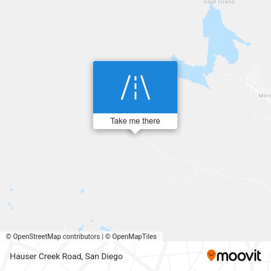 Hauser Creek Road map