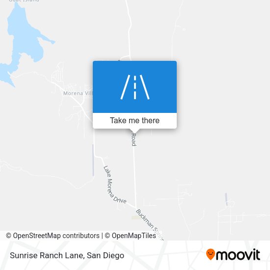 Sunrise Ranch Lane map