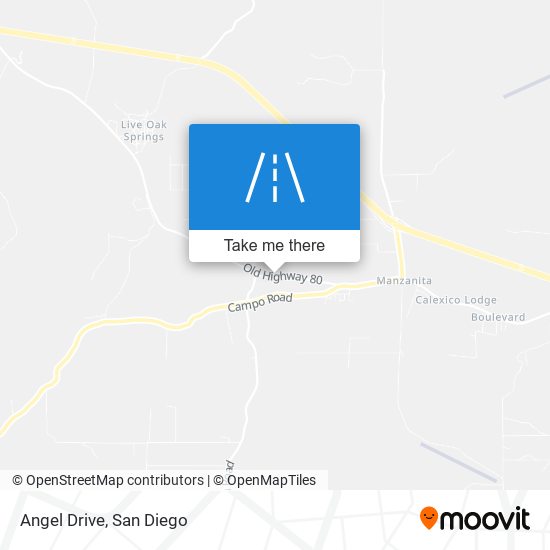 Angel Drive map