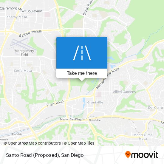 Santo Road (Proposed) map