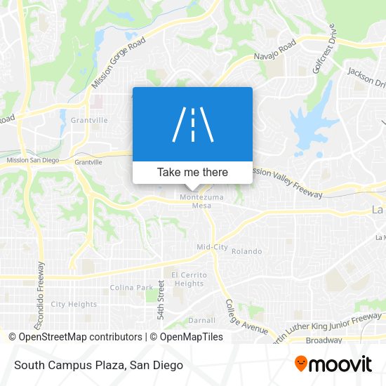 Mapa de South Campus Plaza