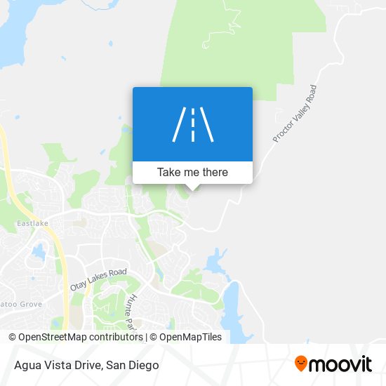 Agua Vista Drive map