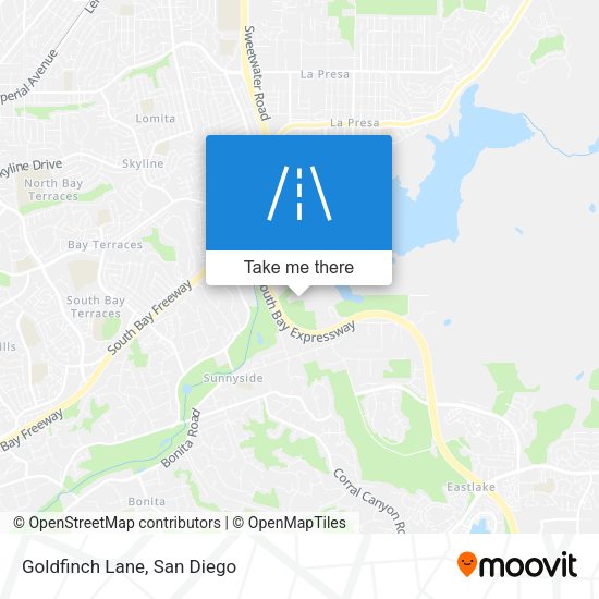 Mapa de Goldfinch Lane