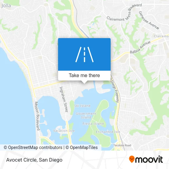 Avocet Circle map