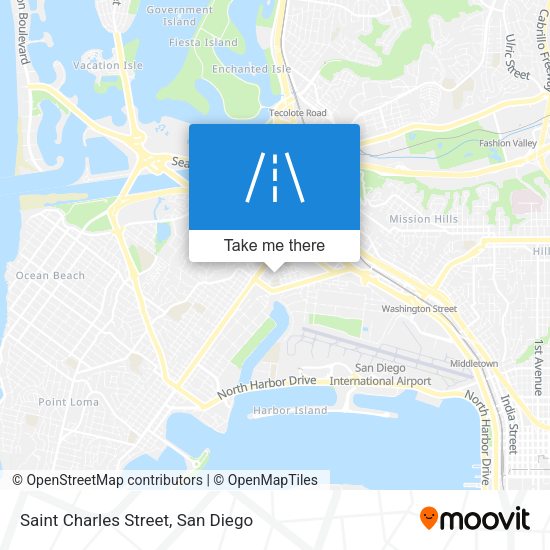 Mapa de Saint Charles Street