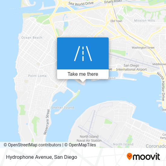 Hydrophone Avenue map