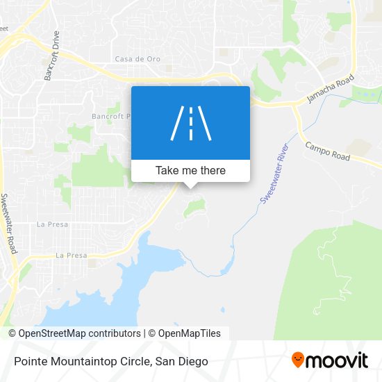 Pointe Mountaintop Circle map