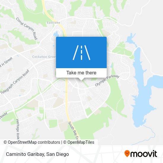 Caminito Garibay map