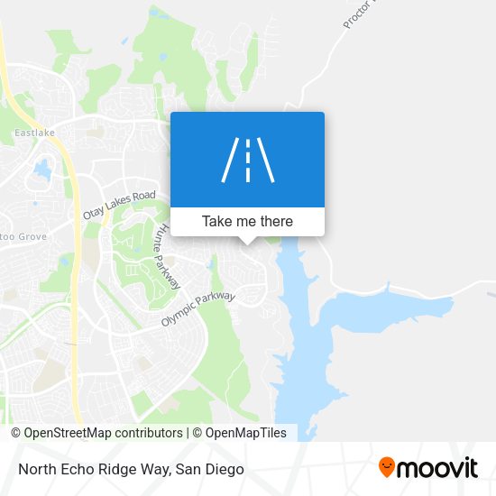 North Echo Ridge Way map