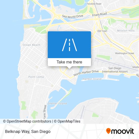 Mapa de Belknap Way