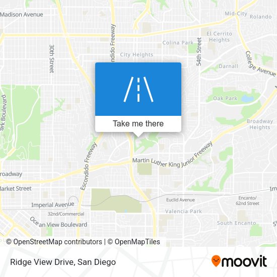 Mapa de Ridge View Drive