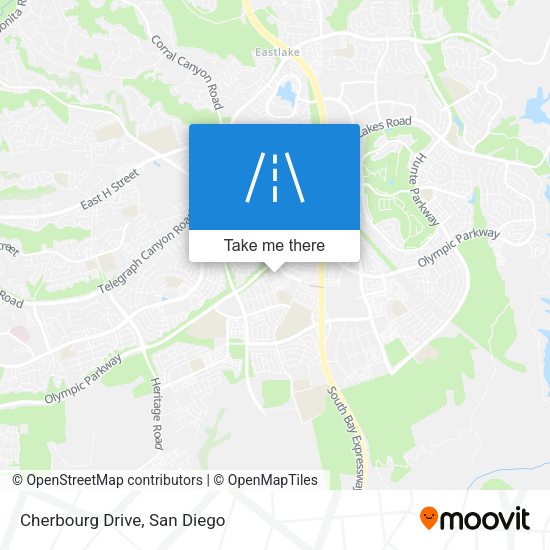 Mapa de Cherbourg Drive