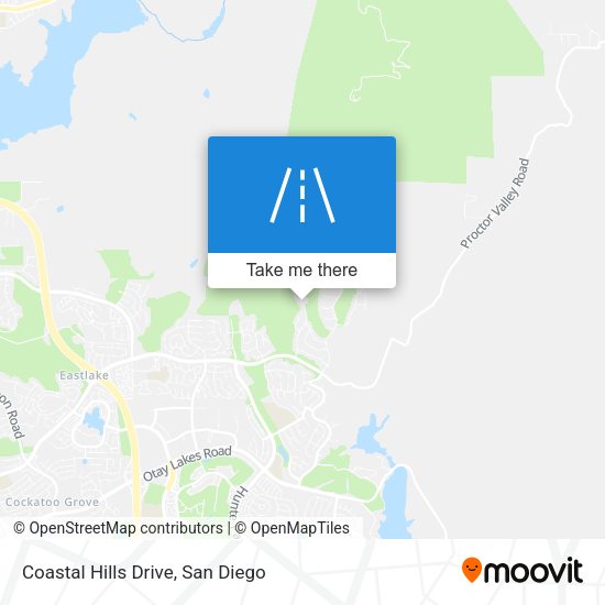 Coastal Hills Drive map