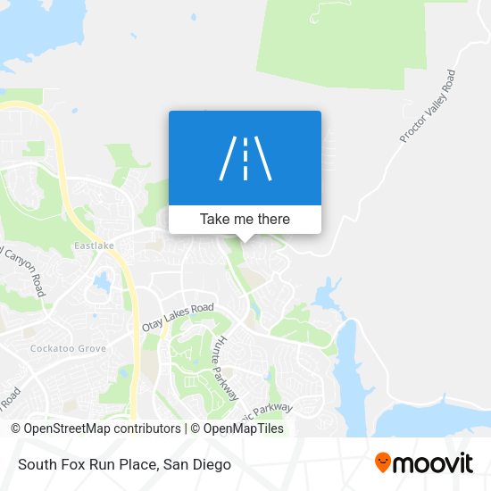 Mapa de South Fox Run Place