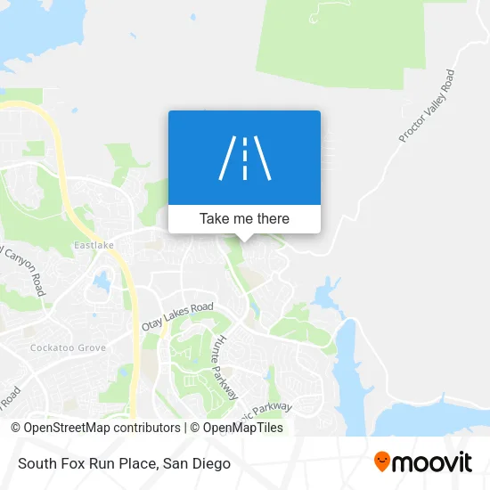 South Fox Run Place map