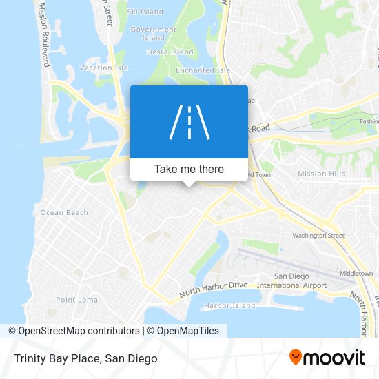 Mapa de Trinity Bay Place