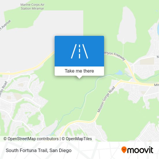 Mapa de South Fortuna Trail