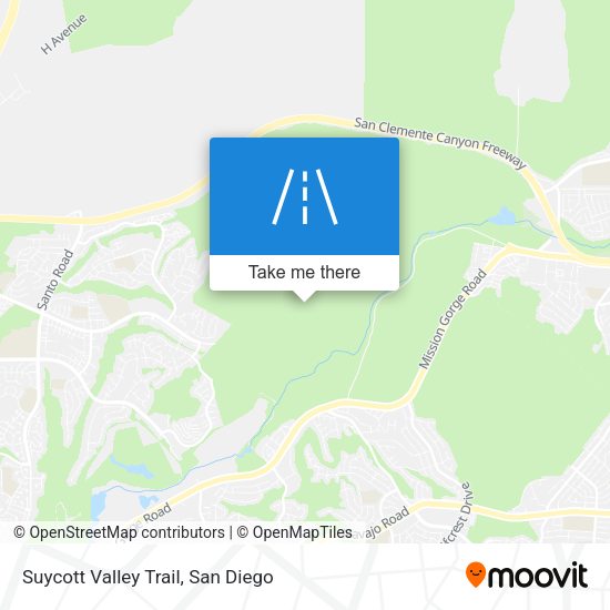 Suycott Valley Trail map