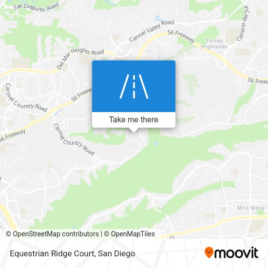 Mapa de Equestrian Ridge Court