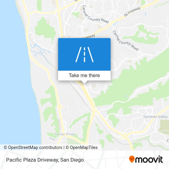 Pacific Plaza Driveway map