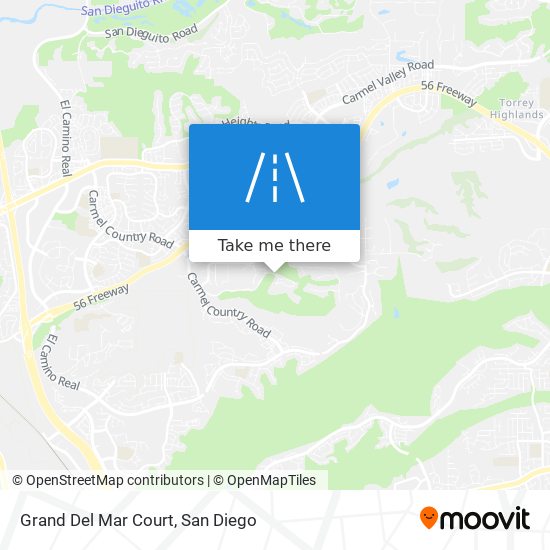 Grand Del Mar Court map
