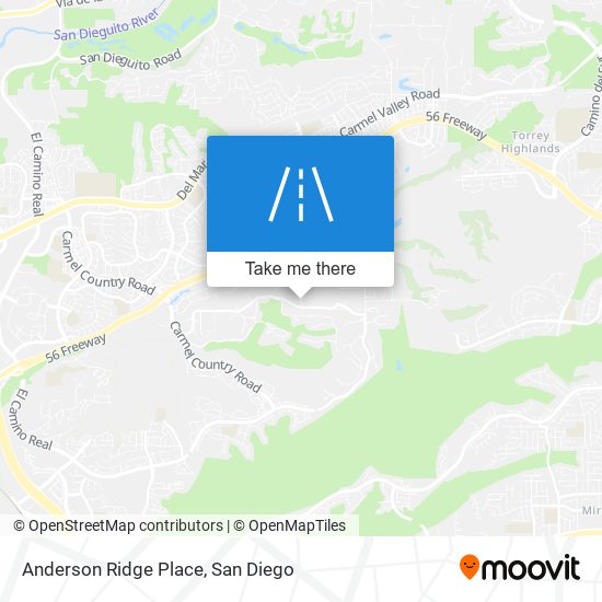 Anderson Ridge Place map