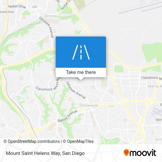 Mapa de Mount Saint Helens Way