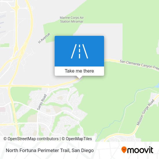 North Fortuna Perimeter Trail map