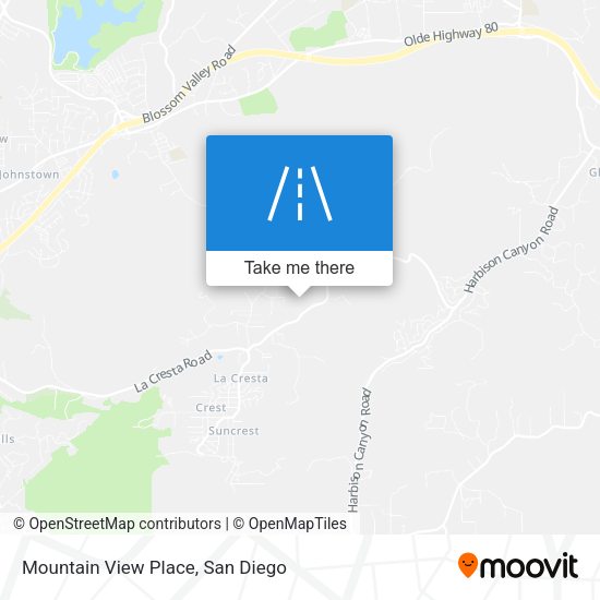 Mapa de Mountain View Place