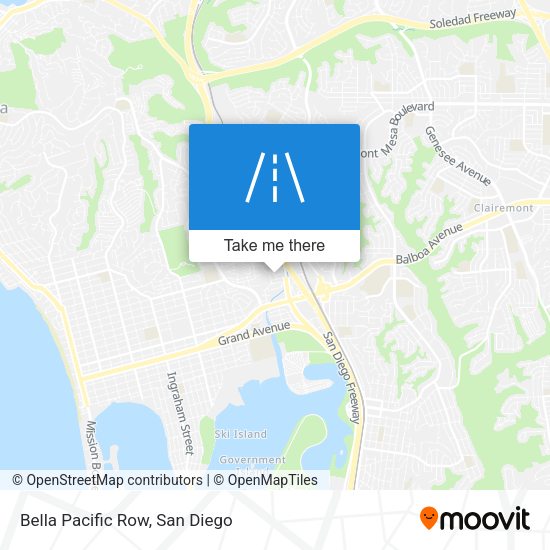 Bella Pacific Row map
