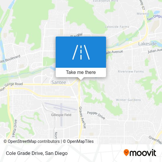 Mapa de Cole Grade Drive