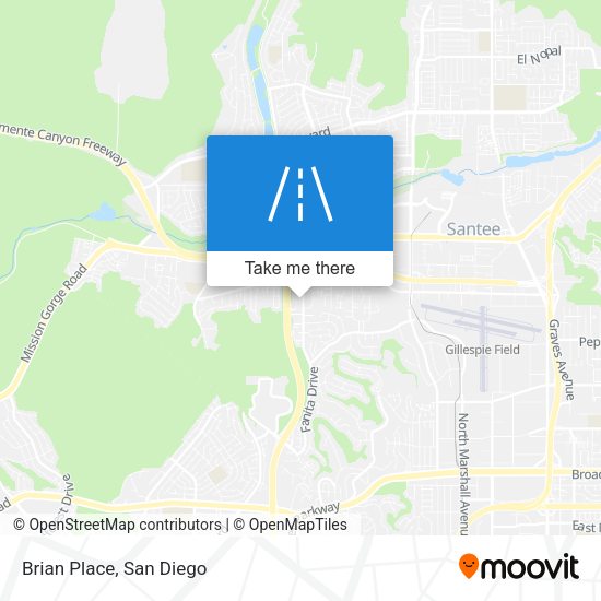 Mapa de Brian Place