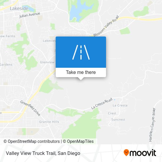Valley View Truck Trail map