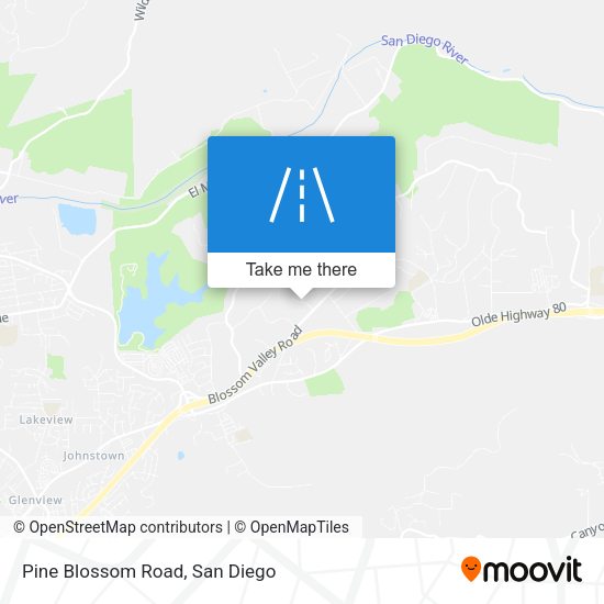 Pine Blossom Road map