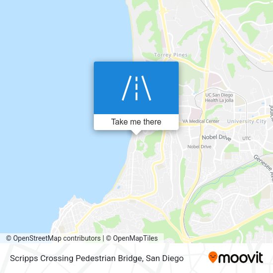Mapa de Scripps Crossing Pedestrian Bridge