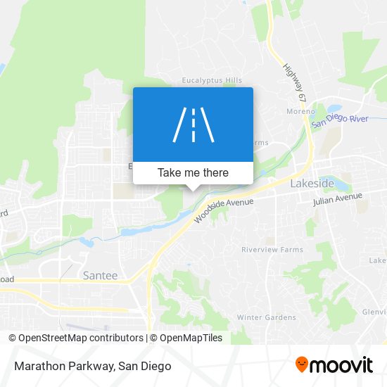 Mapa de Marathon Parkway